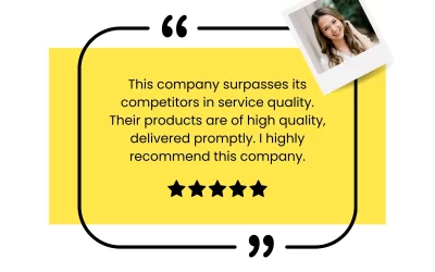 Testimonial & review graphics