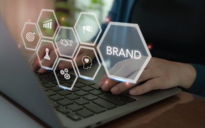 Business and branding concept. Creating, developing and maintaining a brand's identity and market reputation. Strategic planning, positioning and communication to establish a strong brand image.