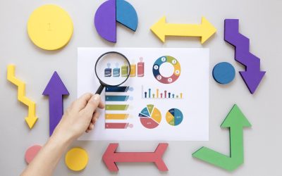 top-view-frame-economy-charts